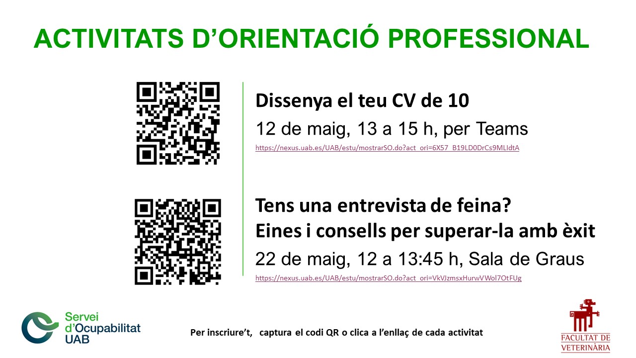 QR per apuntar-se als cursos